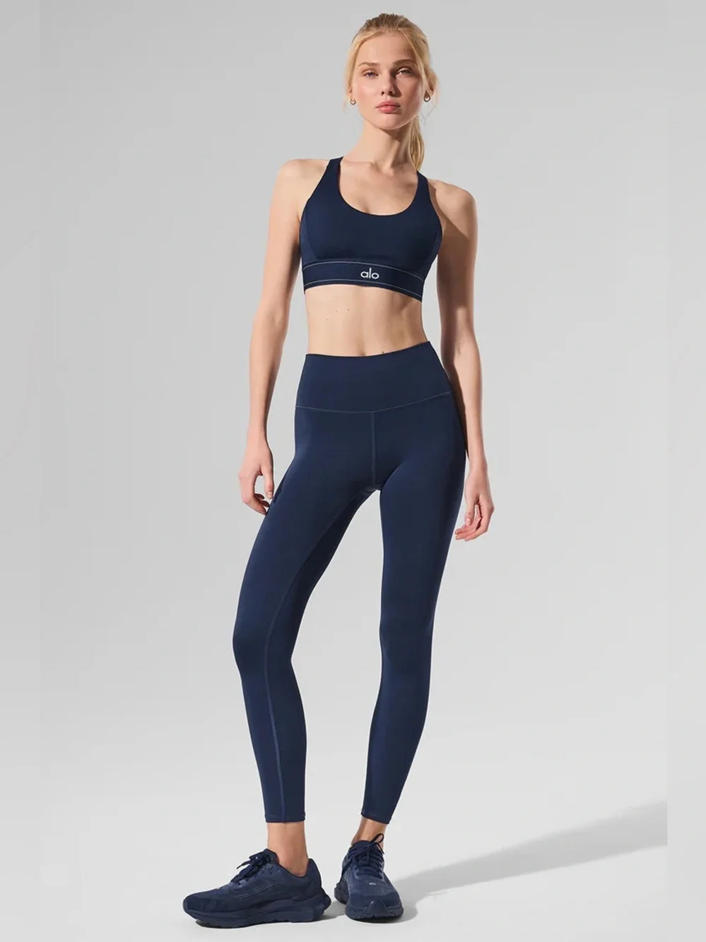 Alo Yoga 7/8 High-Waist Airlift Legging in Navy Size Small